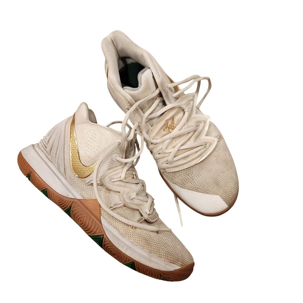 Nike Kyrie 5 Mid Irish White sz 6y‎